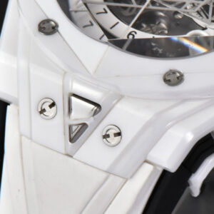 Big Bang Sang Bleu II 45mm ZF White Ceramic Skeleton Dial White Rubber Strap A1240 - Image 18