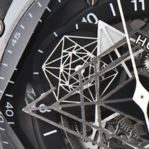 Big Bang Sang Bleu II 45mm ZF Black Ceramic Skeleton Dial Black Rubber Strap A1240 - Image 16