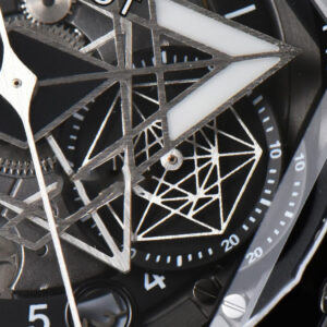 Big Bang Sang Bleu II 45mm ZF Black Ceramic Skeleton Dial Black Rubber Strap A1240 - Image 17