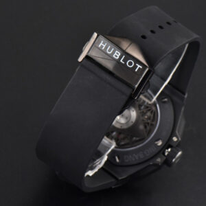Big Bang Sang Bleu II 45mm ZF Black Ceramic Skeleton Dial Black Rubber Strap A1240 - Image 25