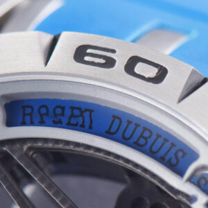 Excalibur Sports Tourbillon Titanium JBF 46MM Skeleton Dial Blue Crown Blue Rubber Strap - Image 10