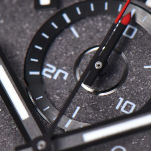 Calibre Heuer 01 Chrono XF 43MM PVD Gray Dial Black Rubber Strap A1887 - Image 2