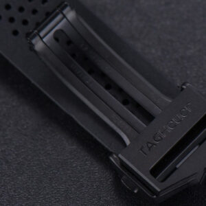 Calibre Heuer 01 Chrono XF 43MM PVD Gray Dial Black Rubber Strap A1887 - Image 11
