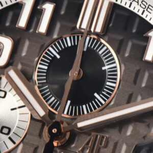 Royal Oak Offshore 26405 44mm RSF RG Gray Dial Silver Subdial Black Rubber Strap A3126 - Image 19