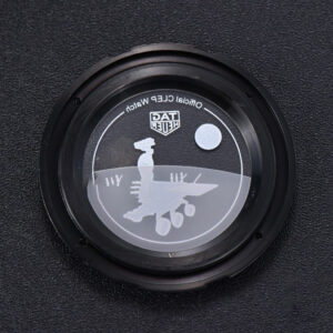 Calibre Heuer 01 Chrono XF 43MM PVD Gray Dial Black Rubber Strap A1887 - Image 17