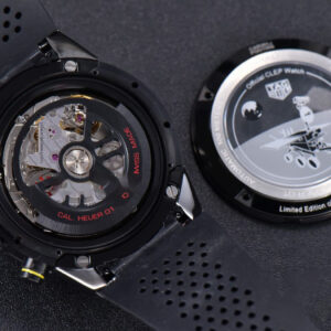 Calibre Heuer 01 Chrono XF 43MM PVD Gray Dial Black Rubber Strap A1887 - Image 19