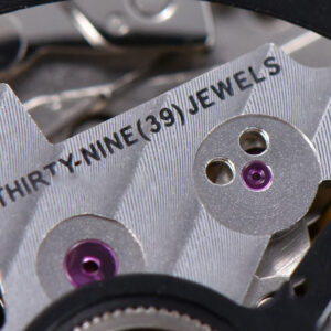 Calibre Heuer 01 Chrono XF 45MM PVD Skeleton Black Dial Red Hand Black Rubber Strap A1887 - Image 5