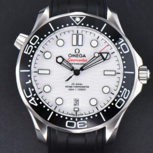 Seamaster Diver 300M 42mm ZF Black Ceramic White Dial Black Rubber Strap A8800