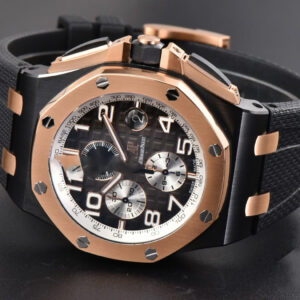 Royal Oak Offshore 26405 44mm RSF RG Gray Dial Silver Subdial Black Rubber Strap A3126 - Image 20