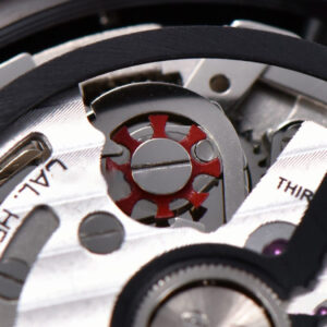 Calibre Heuer 01 Chrono XF 45MM PVD Skeleton Black Dial Black Rubber Strap A1887 - Image 2