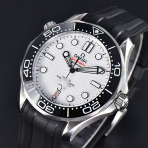 Seamaster Diver 300M 42mm ZF Black Ceramic White Dial Black Rubber Strap A8800 - Image 2