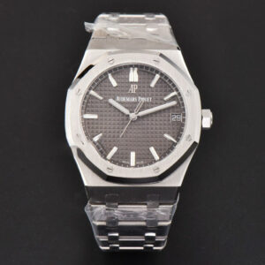 Royal Oak 15500 41mm ZF Gray Textured Dial SS Bracelet A4302 Super Clone - Image 3