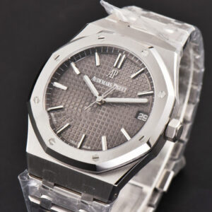 Royal Oak 15500 41mm ZF Gray Textured Dial SS Bracelet A4302 Super Clone - Image 4