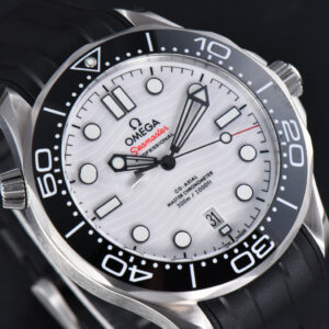 Seamaster Diver 300M 42mm ZF Black Ceramic White Dial Black Rubber Strap A8800 - Image 9
