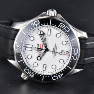 Seamaster Diver 300M 42mm ZF Black Ceramic White Dial Black Rubber Strap A8800 - Image 10