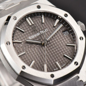 Royal Oak 15500 41mm ZF Gray Textured Dial SS Bracelet A4302 Super Clone - Image 5