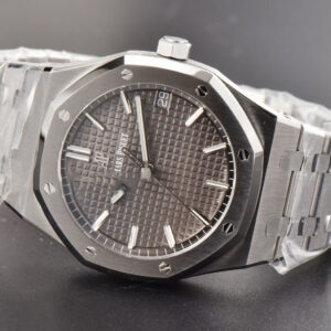 Royal Oak 15500 41mm ZF Gray Textured Dial SS Bracelet A4302 Super Clone - Image 6