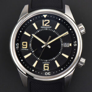 Polaris Geographic 42mm JQKF Black Dial Black Rubber Strap A2824