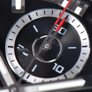 Calibre Heuer 01 Chrono XF 45MM PVD Skeleton Black Dial Black Rubber Strap A1887 - Image 8