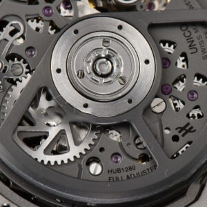 Big Bang Unico SS 45mm BBF Skeleton Dial Ceramic Bezel Black Rubber Strap A1280 - Image 13