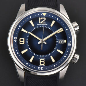Polaris Geographic 42mm JQKF Blue Dial Black Rubber Strap A2824