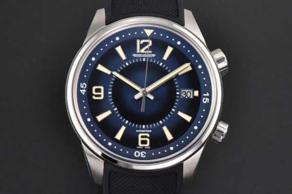 Polaris Geographic 42mm JQKF Blue Dial Black Rubber Strap A2824