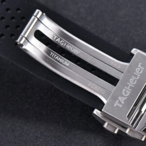 Calibre Heuer 01 Chrono XF 45MM PVD Skeleton Black Dial Black Rubber Strap A1887 - Image 20