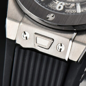 Big Bang Unico SS 45mm BBF Skeleton Dial Ceramic Bezel Black Rubber Strap A1280 - Image 24