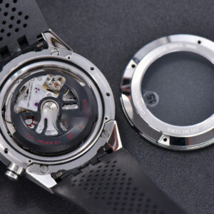 Calibre Heuer 01 Chrono XF 45MM PVD Skeleton Black Dial Black Rubber Strap A1887 - Image 23