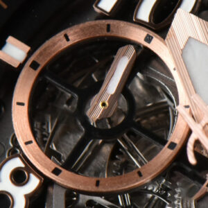 Big Bang Unico RG 45mm BBF Skeleton Dial Ceramic Bezel Black Rubber Strap A1280 - Image 3