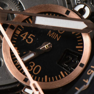 Big Bang Unico RG 45mm BBF Skeleton Dial Ceramic Bezel Black Rubber Strap A1280 - Image 4
