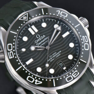 Seamaster Diver 300M 42mm ZF Green Ceramic Green Dial Green Rubber Strap A8800 - Image 16