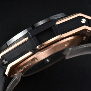 Big Bang Unico RG 45mm BBF Skeleton Dial Ceramic Bezel Black Rubber Strap A1280 - Image 11