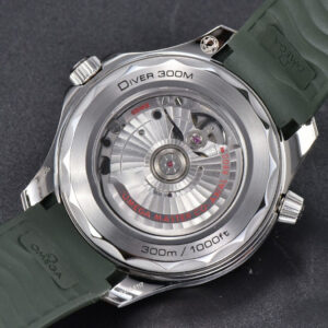 Seamaster Diver 300M 42mm ZF Green Ceramic Green Dial Green Rubber Strap A8800 - Image 26