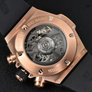 Big Bang Unico RG 45mm BBF Skeleton Dial Ceramic Bezel Black Rubber Strap A1280 - Image 19