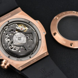 Big Bang Unico RG 45mm BBF Skeleton Dial Ceramic Bezel Black Rubber Strap A1280 - Image 21