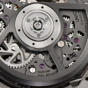 Big Bang Unico RG 45mm BBF Skeleton Dial Ceramic Bezel Black Rubber Strap A1280 - Image 24
