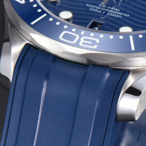Seamaster Diver 300M 42mm ZF Blue Ceramic Blue Dial Blue Rubber Strap A8800 - Image 13