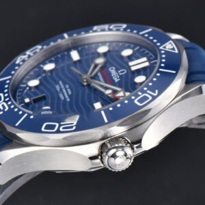 Seamaster Diver 300M 42mm ZF Blue Ceramic Blue Dial Blue Rubber Strap A8800 - Image 14