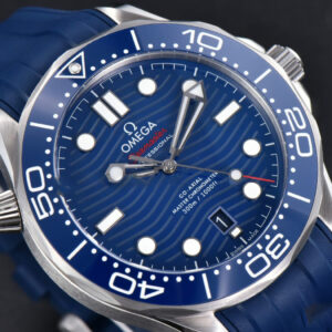 Seamaster Diver 300M 42mm ZF Blue Ceramic Blue Dial Blue Rubber Strap A8800 - Image 15