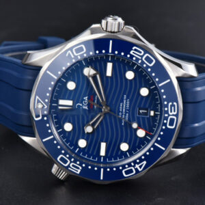 Seamaster Diver 300M 42mm ZF Blue Ceramic Blue Dial Blue Rubber Strap A8800 - Image 16
