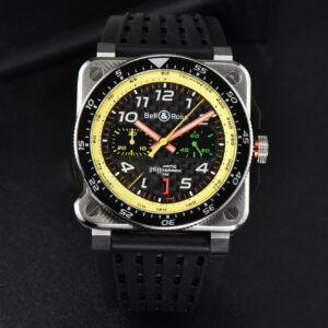 Vintage 03-94 Chronograph BRF 42mm Stainless steel Black Rubber Strap - Image 4