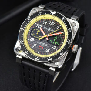 Vintage 03-94 Chronograph BRF 42mm Stainless steel Black Rubber Strap - Image 5