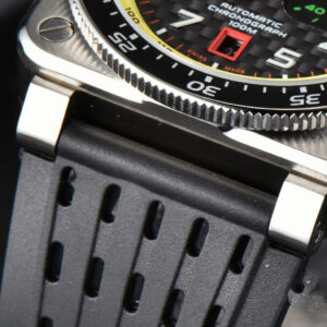 Vintage 03-94 Chronograph BRF 42mm Stainless steel Black Rubber Strap - Image 11