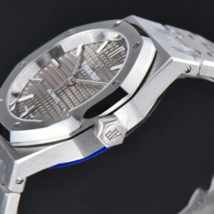 Royal Oak 37mm 15450 ZF Gray Textured Dial SS Bracelet SA3120 Super Clone