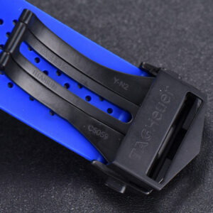 Calibre Heuer 01 Chrono XF 45MM PVD Skeleton Dial Blue Hand Blue Rubber Strap A1887 - Image 18
