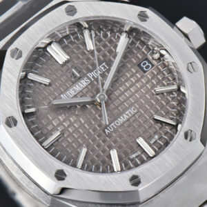 Royal Oak 37mm 15450 ZF Gray Textured Dial SS Bracelet SA3120 Super Clone - Image 2