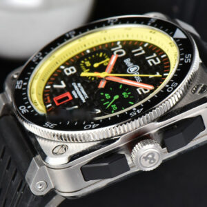 Vintage 03-94 Chronograph BRF 42mm Stainless steel Black Rubber Strap - Image 13