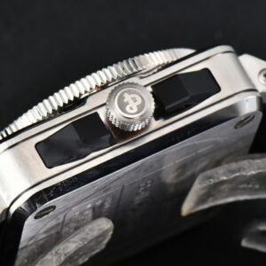 Vintage 03-94 Chronograph BRF 42mm Stainless steel Black Rubber Strap - Image 15