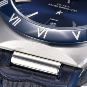 Constellation 41mm VSF Blue Ceramic Blue Dial Blue Gummy Strap A8900 - Image 6
